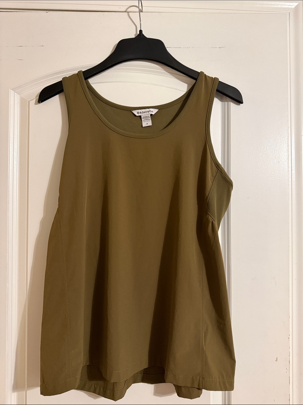 Athleta Olive Green Scoop Neck Tank